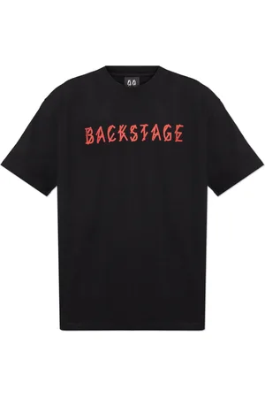 44 Label Group Top, Herre, Sort, L, Bomuld, T-shirt med print