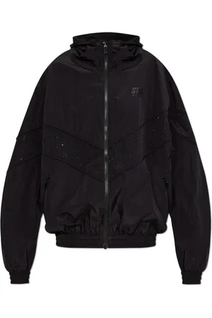 Golden Goose Jakke, Dame, Sort, XS, Nylon, Jakke med Logo