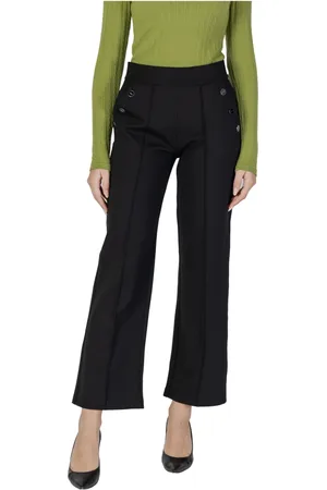 Street one Bukser, Dame, Sort, 3XL L30, Polyester, Sort Lommebukser Efterår/Vinter Kvinder