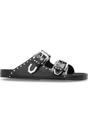 IRO Sko, Dame, Sort, 41 EU, Læder, Læder Slides Billie