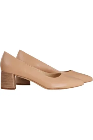 Brunate Sko, Dame, Brun, 36 EU, Uld, Flex Naturale Guld Pump