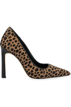 Michael Kors Sko, Dame, Brun, 36 EU, Uld, Leopard Print Amara Hæle