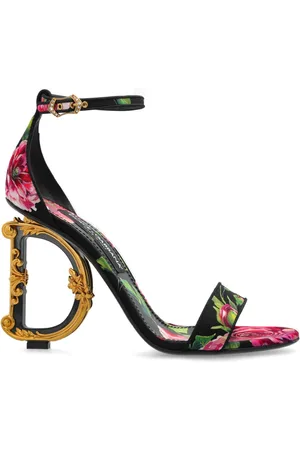 Dolce & Gabbana Sko, Dame, Flerfarvet, 37 EU, Læder, Hælede sandaler