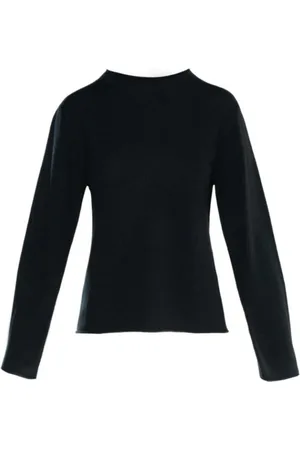Hest Strik, Dame, Sort, 2XL, Uld, Selma Sweater