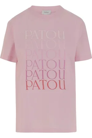 Patou Top, Dame, Lyserød, XS, Bomuld, Logo Print Bomuld T-shirt