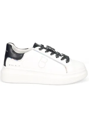 Tosca Blu Sko, Dame, Hvid, 37 EU, Læder, Hvide lædersneakers med sommerfugledetalje