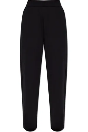 Emporio Armani Bukser, Dame, Sort, XS, Bomuld, Sweatpants med logo