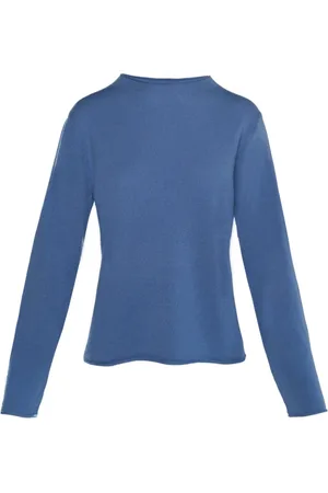 Hest Strik, Dame, Blå, L, Uld, Selma Sweater