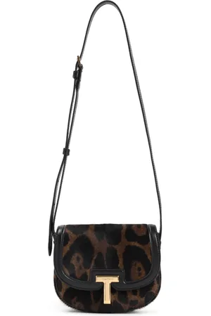 Tom Ford Taske, Dame, Flerfarvet, ONE SIZE, Uld, Leopard Print Mini Taske
