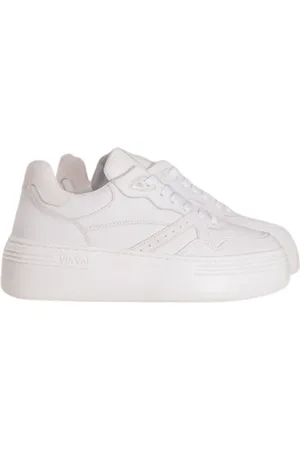 VIA VAI Sko, Dame, Hvid, 39 EU, Uld, Hvid Tropez Platform Sneaker