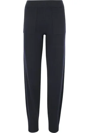 Allude Bukser, Dame, Sort, S, Uld, Uld Cashmere Elastiske Bukser Sort
