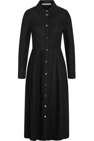 RUE de FEMME Kjole, Dame, Sort, XL, Tidløs Feminin Sort Kjole med Moderne Detaljer