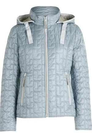 gil-bret Jakke, Dame, Blå, 3XL, Uld, Hætteforet quiltet jakke