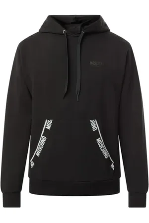 Moschino Sweathshirts & Hoodies, Herre, Sort, XL, Uld, Sort Stilfuldt Mode Tilbehør