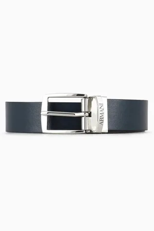 Emporio Armani Tilbehør, Herre, Grøn, XL, Omvendelig Bælte Art. 401520