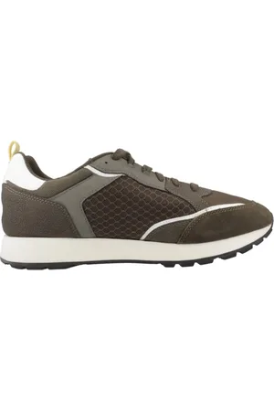 Geox Sko, Herre, Grøn, 42 EU, Uld, Stilfulde Sneakers til Mænd