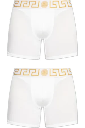 VERSACE Undertøj, Herre, Hvid, L, Bomuld, To-pakke bokserbriefs