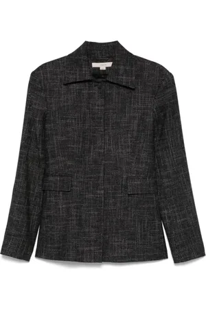 REMAIN Birger Christensen Jakke, Dame, Sort, M, Uld, Skræddersyet Manteco Stof Blazer