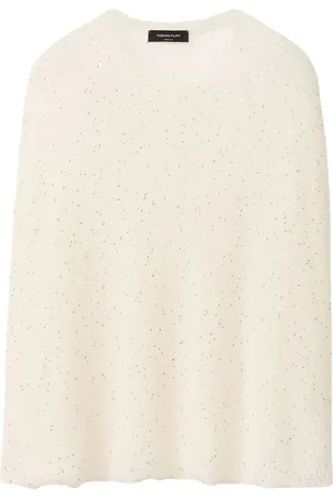 Fabiana Filippi Strik, Dame, , M, Cape Crew Neck Sweater