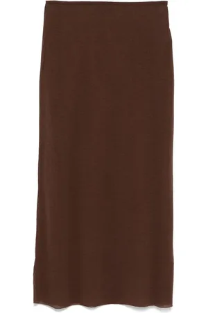 Soeur Nederdel, Dame, Brun, XS, Chokoladebrun elastisk talje nederdel