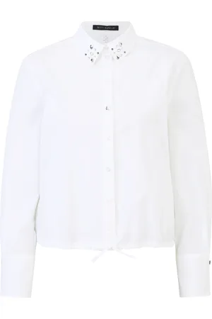 Betty Barclay Bluser & Skjorter, Dame, Hvid, 3XL, Bomuld, Bomuldsskjorte med krave