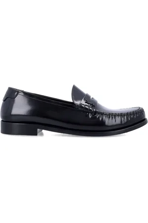 Saint Laurent Sko, Dame, Sort, 36 EU, Læder, Sort Monogram Penny Loafer