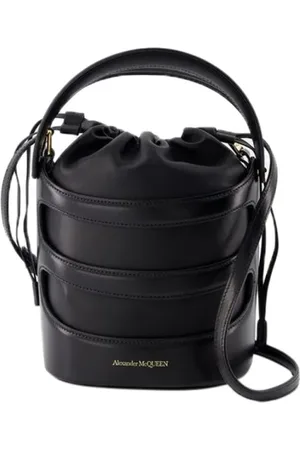 Alexander McQueen Taske, Dame, Sort, ONE SIZE, Uld, Laeder hndtasker