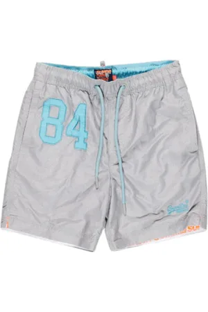 Superdry Badetøj, Herre, Grå, XS, Polyester, Grå Polyester Badetøj Kollektion Efterår/Vinter