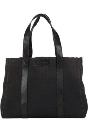 Bvlgari Pre-owned, Dame, Sort, ONE SIZE, Uld, Pre-owned Canvas skuldertasker