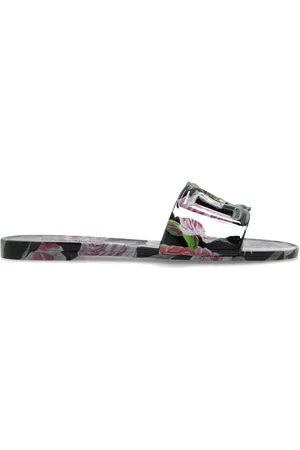 Dolce & Gabbana Sko, Dame, Flerfarvet, 36 EU, Uld, Slides med logo