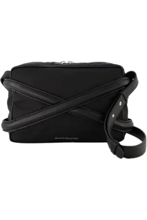 Alexander McQueen Taske, Herre, Sort, ONE SIZE, Uld, Laeder crossbody-tasker