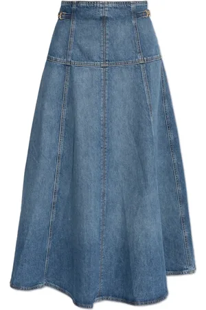 ULLA JOHNSON Nederdel, Dame, Blå, 3XS, Denim, Denim nederdel The Brigette