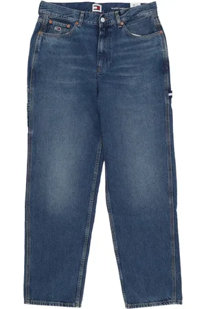 Tommy Hilfiger Jeans, Herre, Blå, W30, Denim, Mørk denim skater tømrer jeans