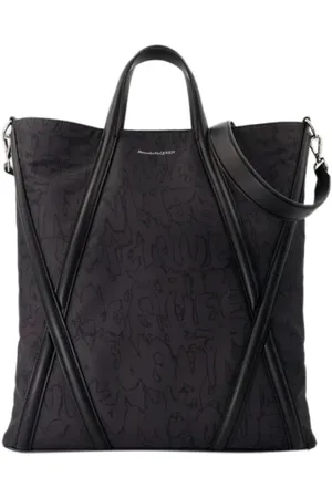 Alexander McQueen Taske, Dame, Sort, ONE SIZE, Uld, nylon skuldertasker