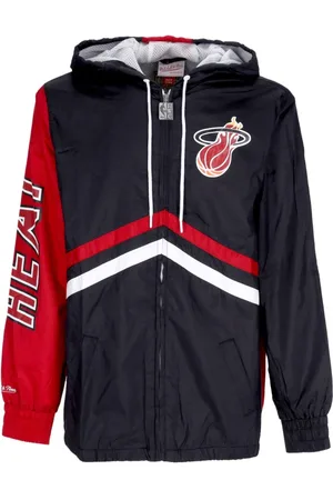 Mitchell & Ness Jakke, Herre, Flerfarvet, L, Uld, Miami Heat Windbreaker Jakke