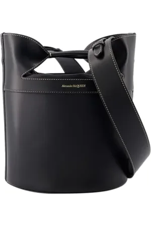 Alexander McQueen Taske, Dame, Sort, ONE SIZE, Uld, Laeder skuldertasker