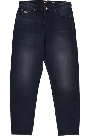 Tommy Hilfiger Jeans, Herre, Sort, W34, Denim, Afslappet Mørk Denim Jeans