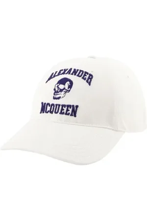 Alexander McQueen Tilbehør, Herre, Hvid, ONE SIZE, Bomuld, Stof hatte