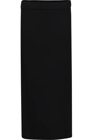 Betty Barclay Nederdel, Dame, Sort, 2XL, Tyl, Elegant Striknederdel med Sideslidser