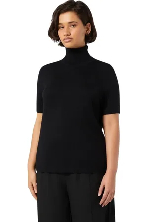 Persona by Marina Rinaldi Strik, Dame, Sort, M, Uld, Sort Sweater Marina Sport Kollektion