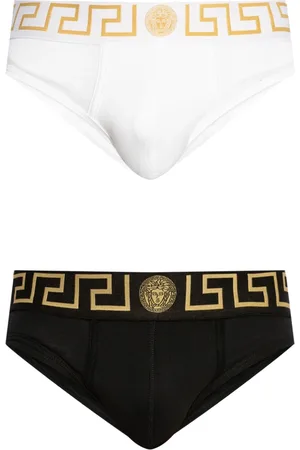 VERSACE Undertøj, Herre, Sort, 2XL, Bomuld, To-pakke underbukser