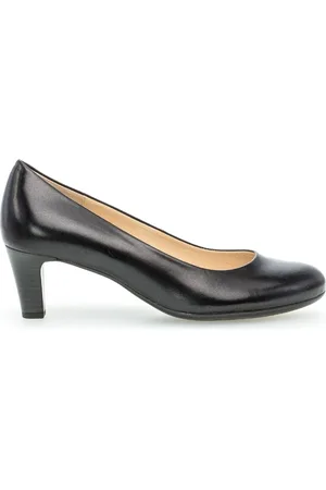 Gabor Sko, Dame, Sort, 42 EU, Læder, Sort Læder Klassiske Elegante Pumps
