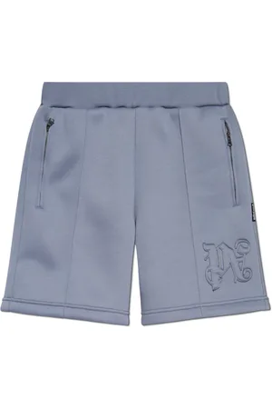 Palm Angels Shorts, Herre, Grå, S, Polyester, Logo Shorts