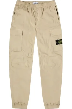 Stone Island Bukser, Herre, , W33, Bomuld, Cargo Bukser `Sand` Funktionel Stil