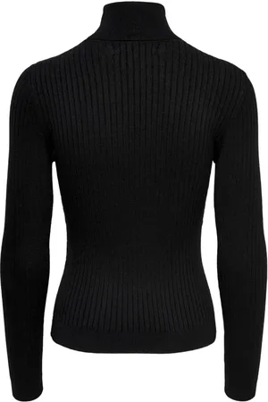 ONLY Strik, Dame, Sort, XL, Blød Strik Trøje