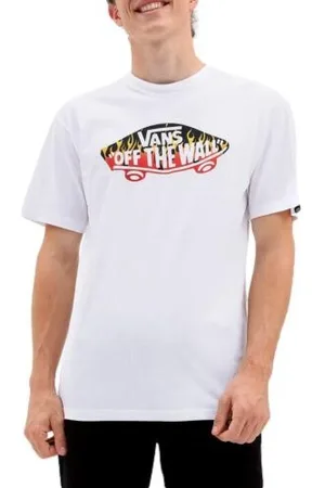 Vans Top, Herre, Hvid, XL, Herre Inflamed T-shirt