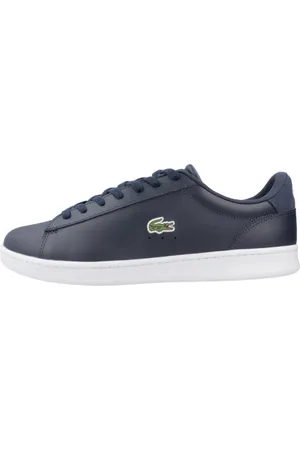 Lacoste Sko, Herre, Blå, 42 EU, Læder, Carnaby Set Sneaker