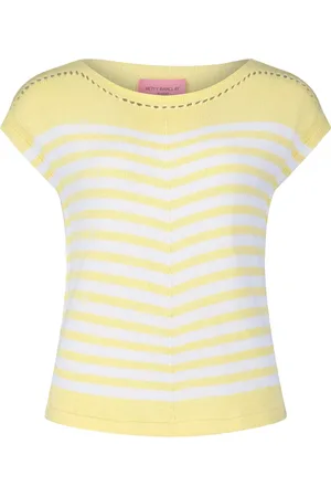Betty Barclay Strik, Dame, Flerfarvet, 4XL, Stribet Ærmeløs Striktop