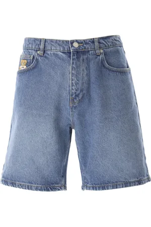 Moschino Shorts, Herre, Blå, S, Denim, Denim Teddy Bear Bermuda Shorts