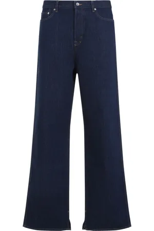 Gucci Jeans, Herre, Blå, W32, Denim, Certified Rose Baggy Denim Jeans